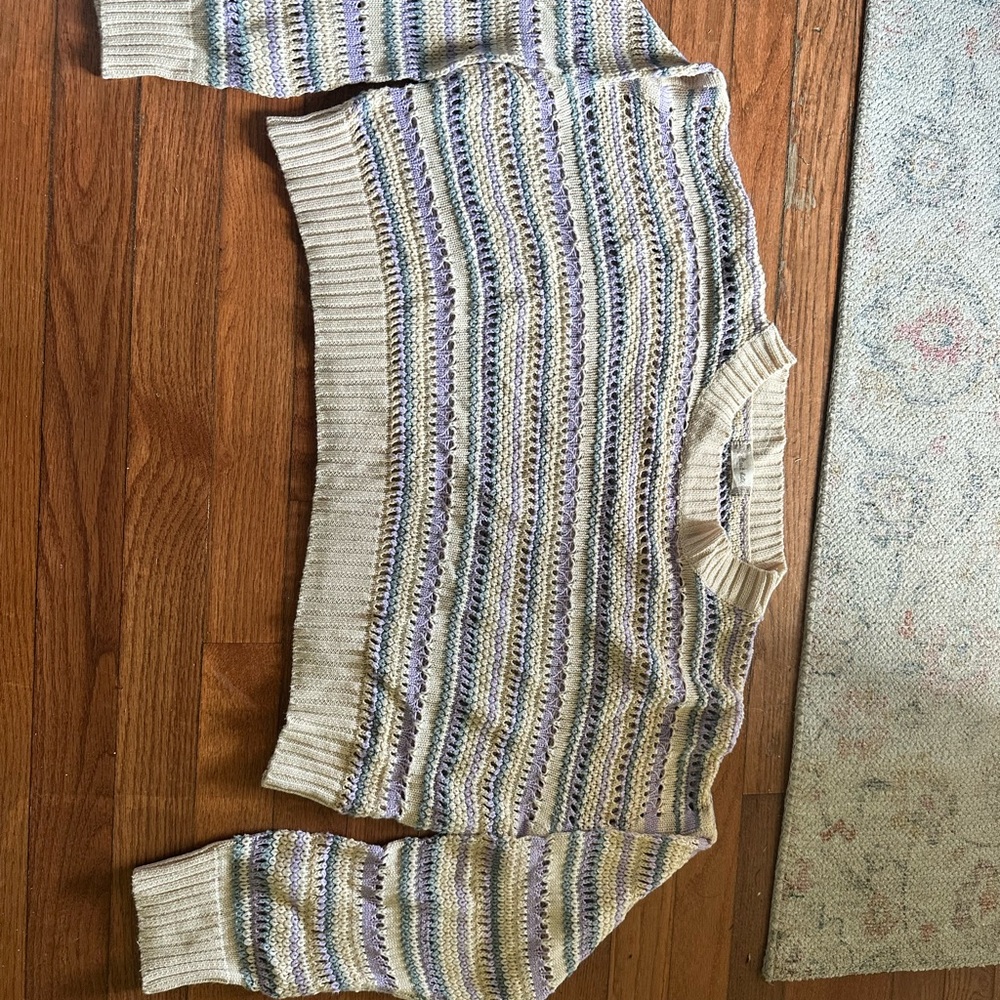 Altar'd State Multicolor Striped Sweater